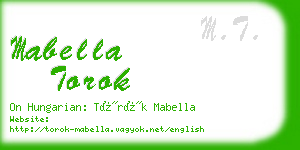 mabella torok business card